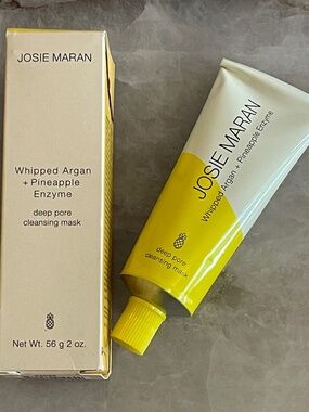 NEW in BOX Josie Maran Whipped Argan + Pineapple Enzyme Mask